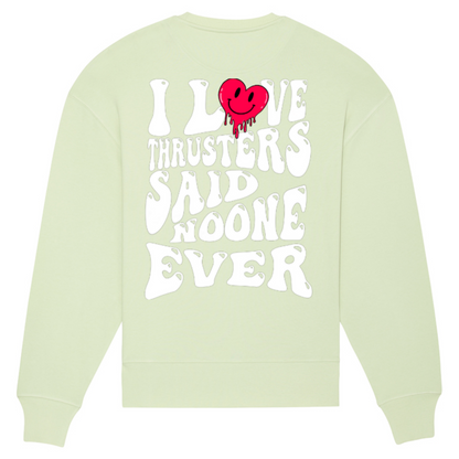 I Love Thrusters Oversize Sweater