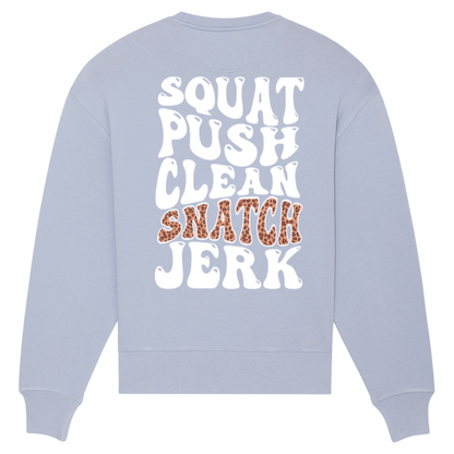 Squat, Push, Clean, Snatch, Jerk Oversize Sweater