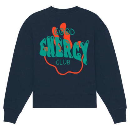 Good Energy Club Oversized Sweater Stem Green