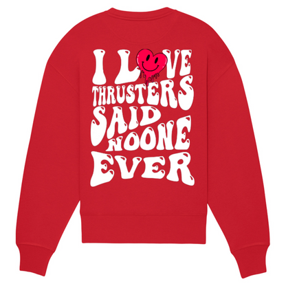 I Love Thrusters Oversize Sweater