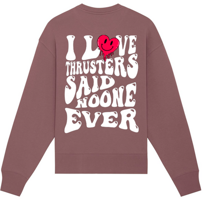 I Love Thrusters Oversize Sweater