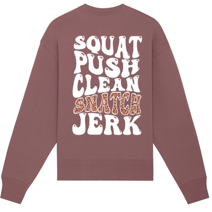 Squat, Push, Clean, Snatch, Jerk Oversize Sweater