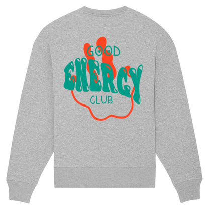 Good Energy Club Oversized Sweater Stem Green