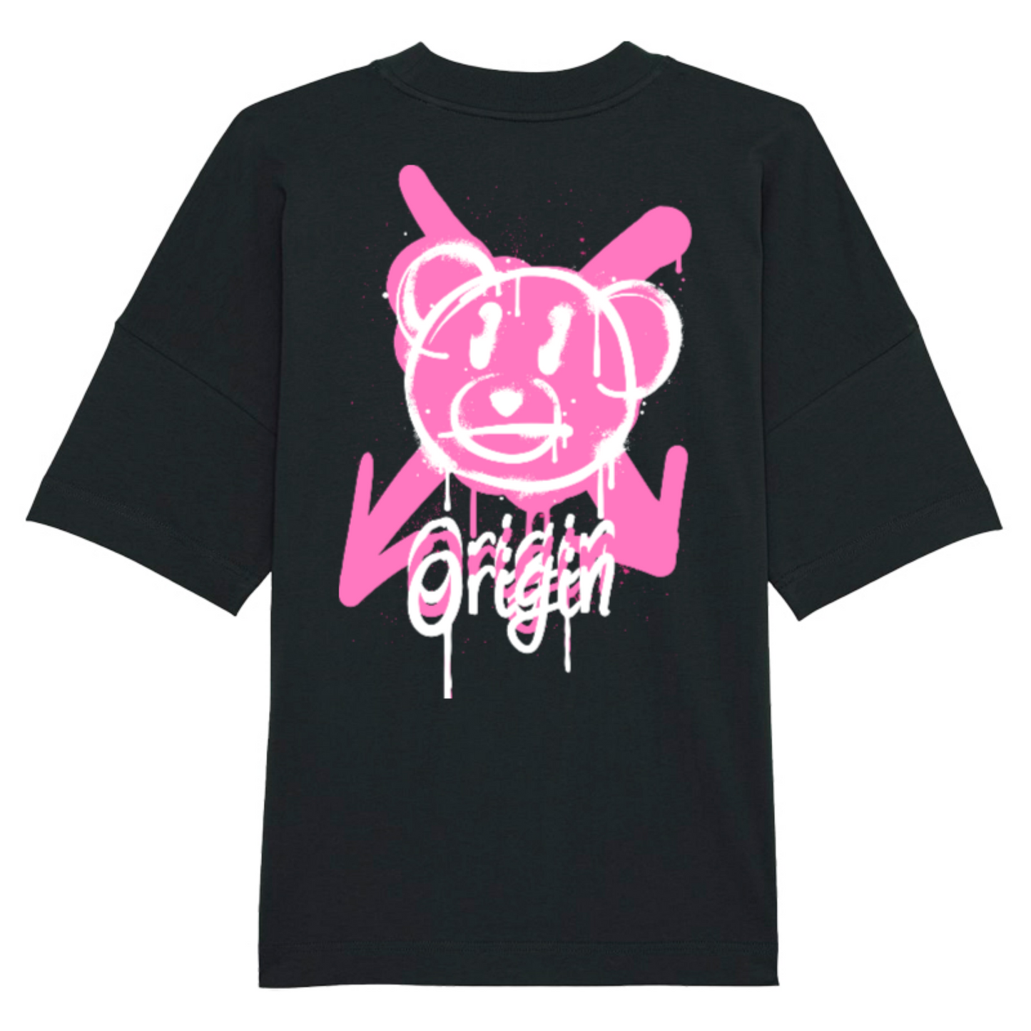 Origin Spray-Teddy Black Tee